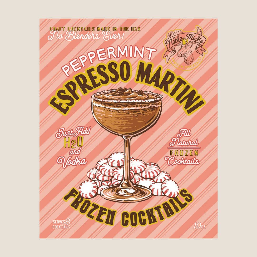 Noble Mick's - Craft Beverage Company Beverage Mix Peppermint Espresso Martini Frozen Cocktail