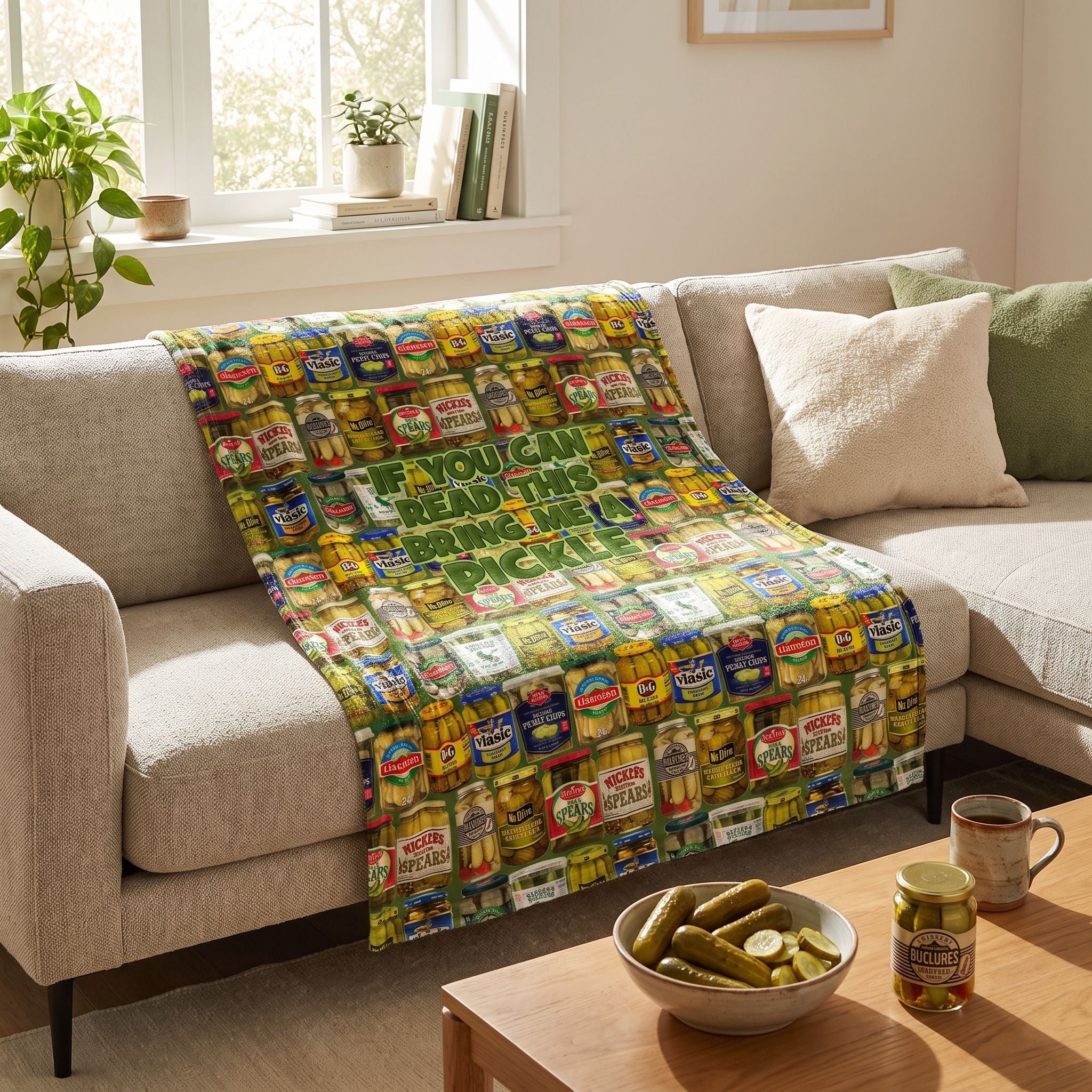 Pickle Plush Blanket