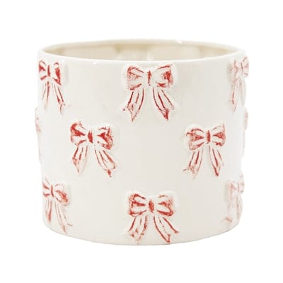 WT Collection Seasonal Decor Pink Coquette Container