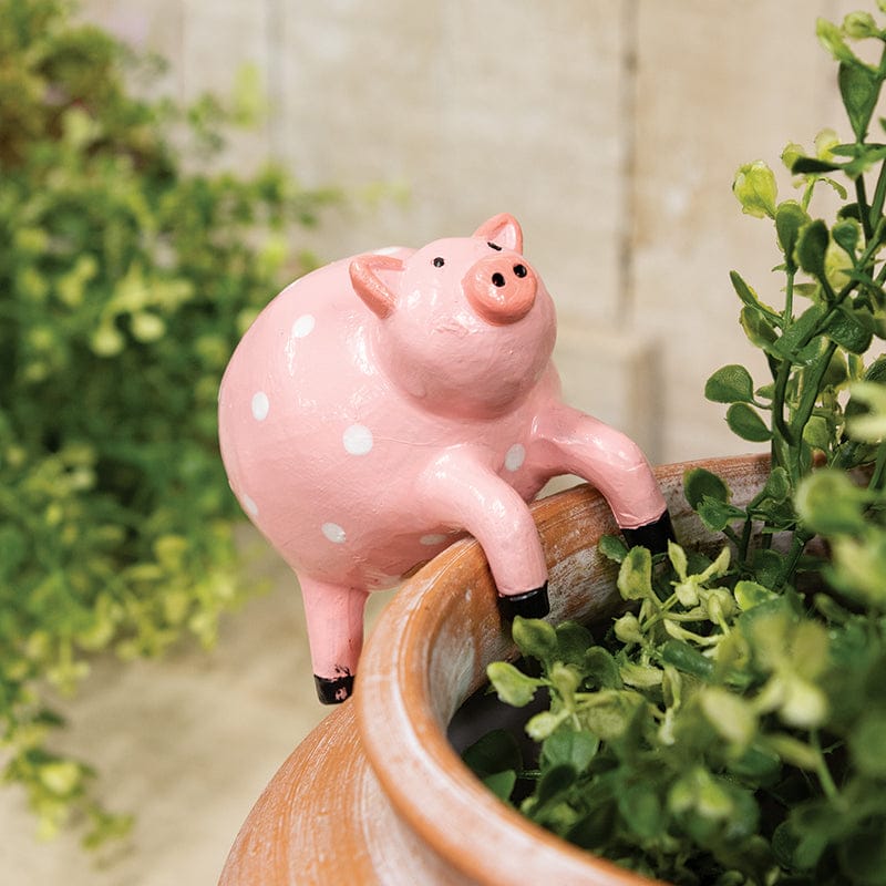 MJJ #8 (Melissa) Pot Hanger Pink Pig Plant Pot Hanger