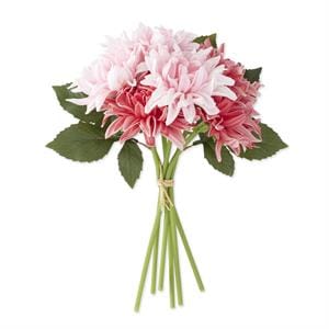 Pink Rose Real Touch Dahlia Stem