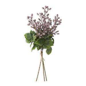 K&K Artificial Floral Purple Berry & Herb Bundle