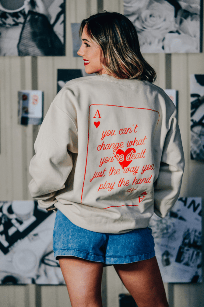 Southern Bliss Co. Sweatshirt Queen of Hearts Sweatshirt