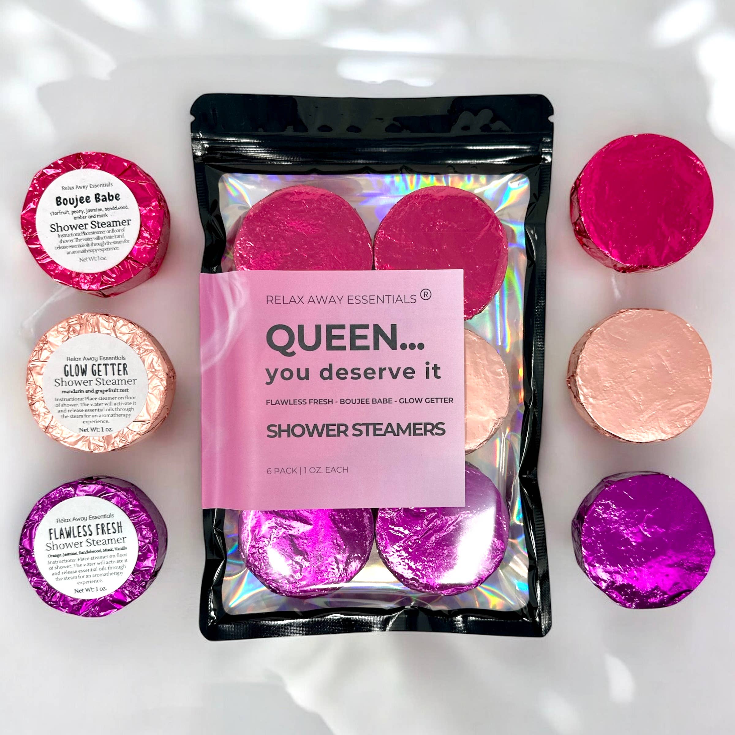 Queen Shower Steamers