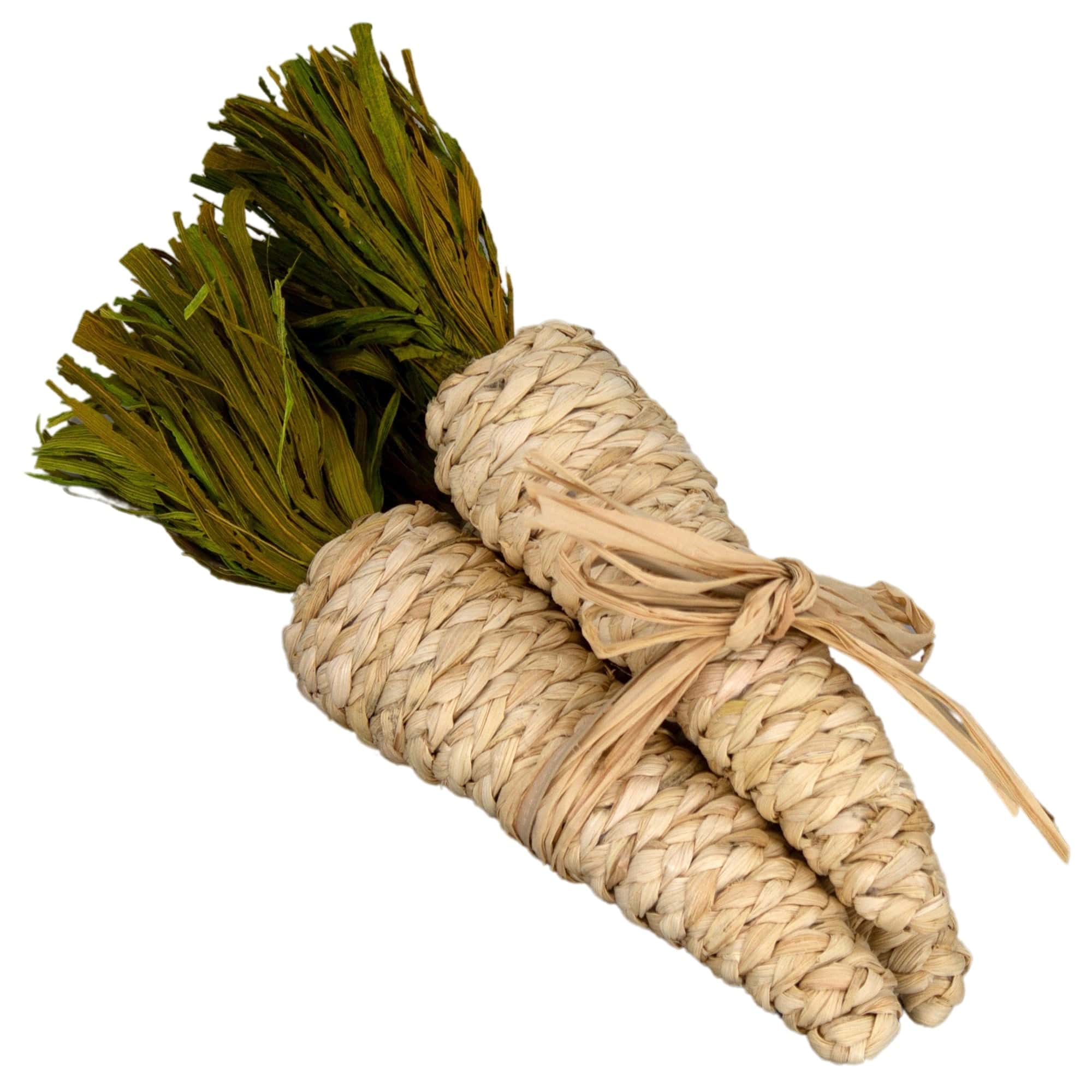 WT Collection Seasonal Decor Raffia Carrot Bundle