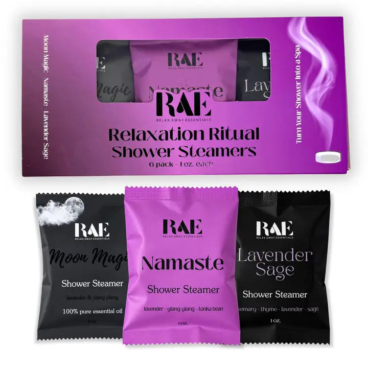 Relax Away Essentials Relaxation Lavender Shower Steamers