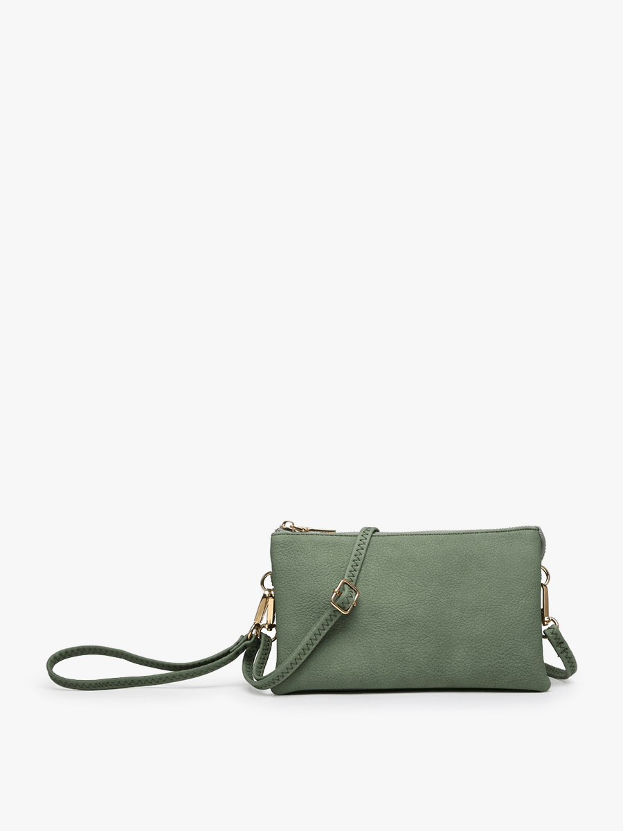 Riley Compartment Crossbody & Wristlet Combo