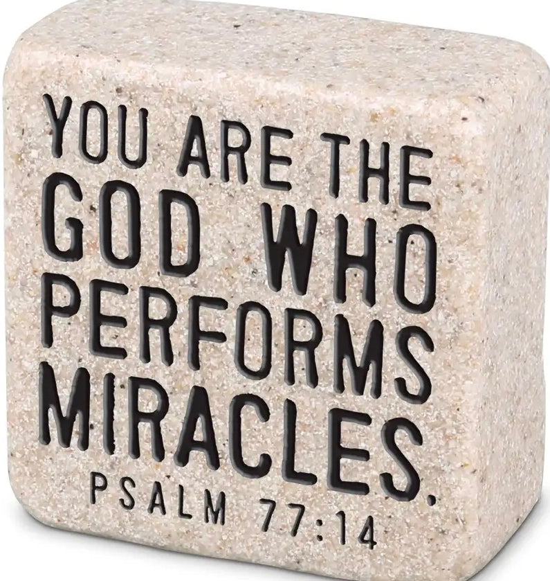 Stone Scripture Block Blessings