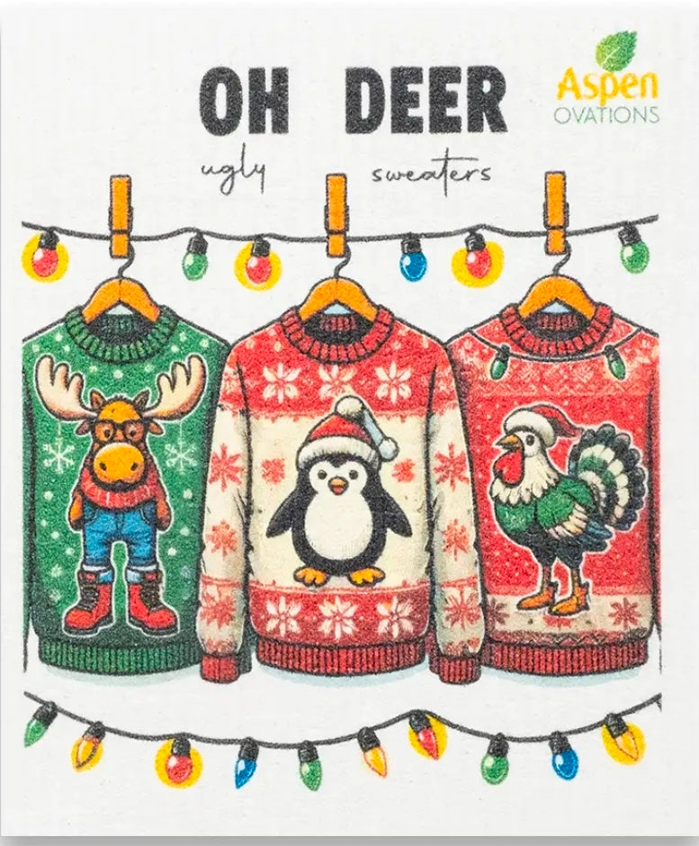 Christmas Swedish Dishcloth