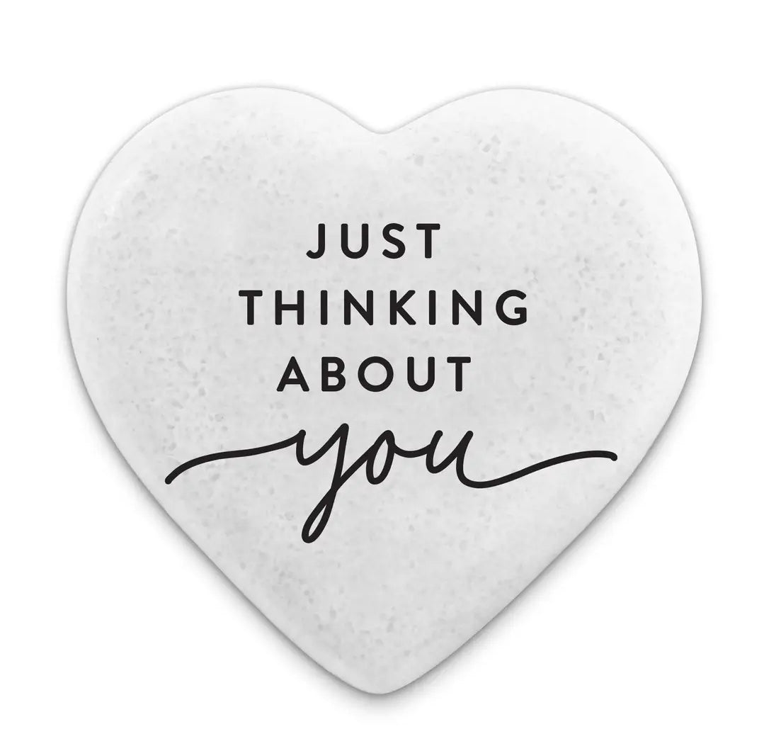 Stone Scripture Heart Just Thinking About You