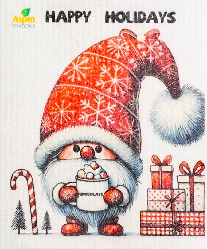 Christmas Swedish Dishcloth