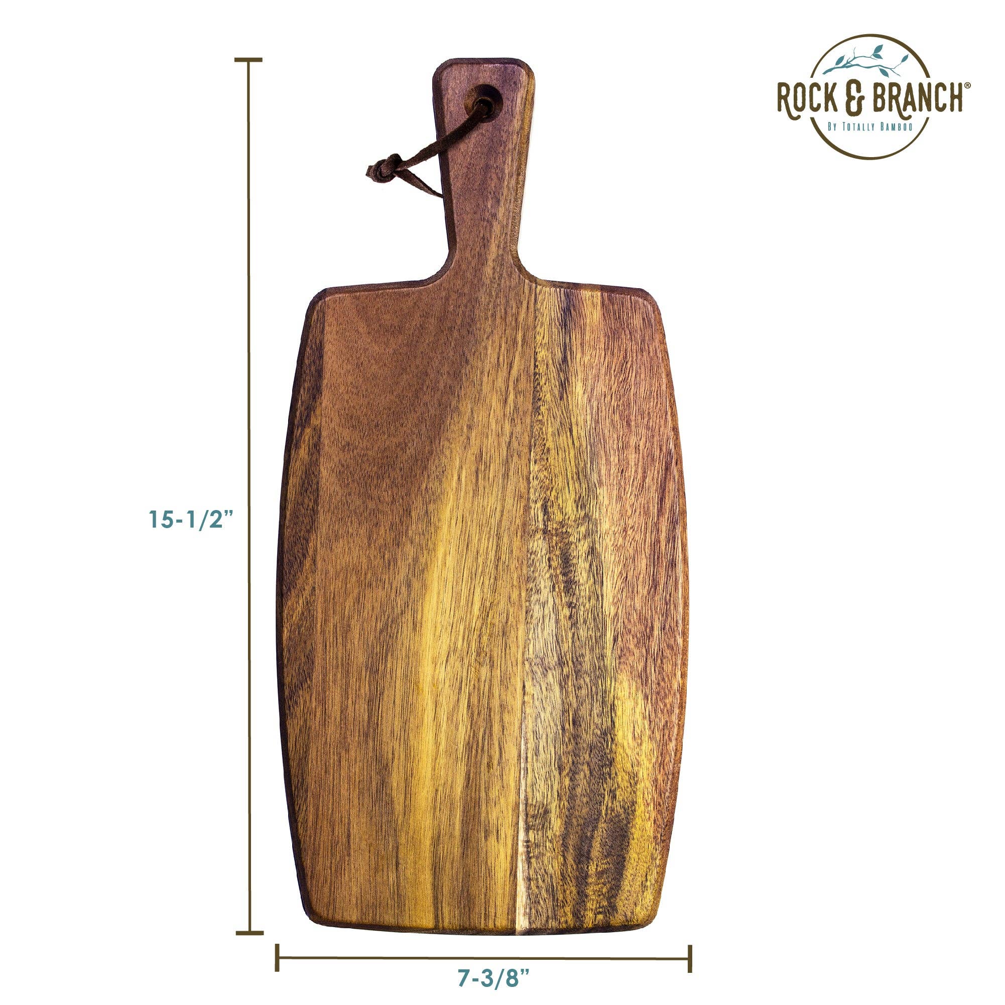 Totally Bamboo Tray Rock & Branch® Acacia Wood Charcuterie Serving Paddle Board