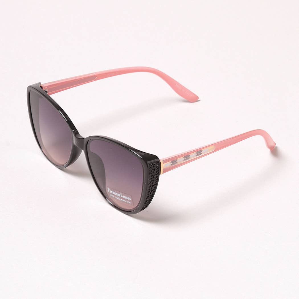 Round Cateye Bold Frame Sunglasses