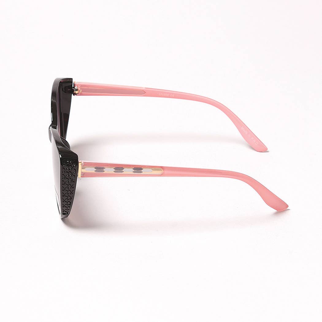 Round Cateye Bold Frame Sunglasses