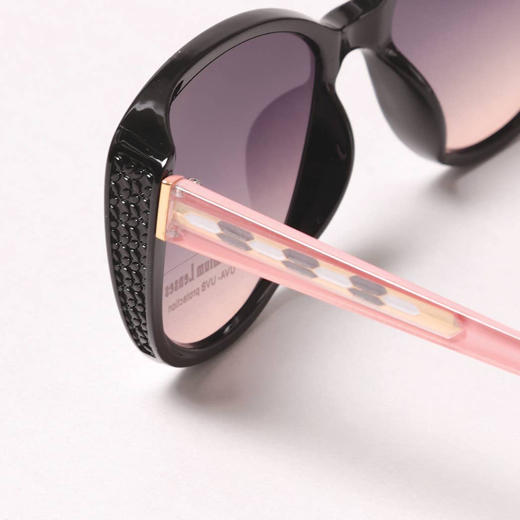 Round Cateye Bold Frame Sunglasses