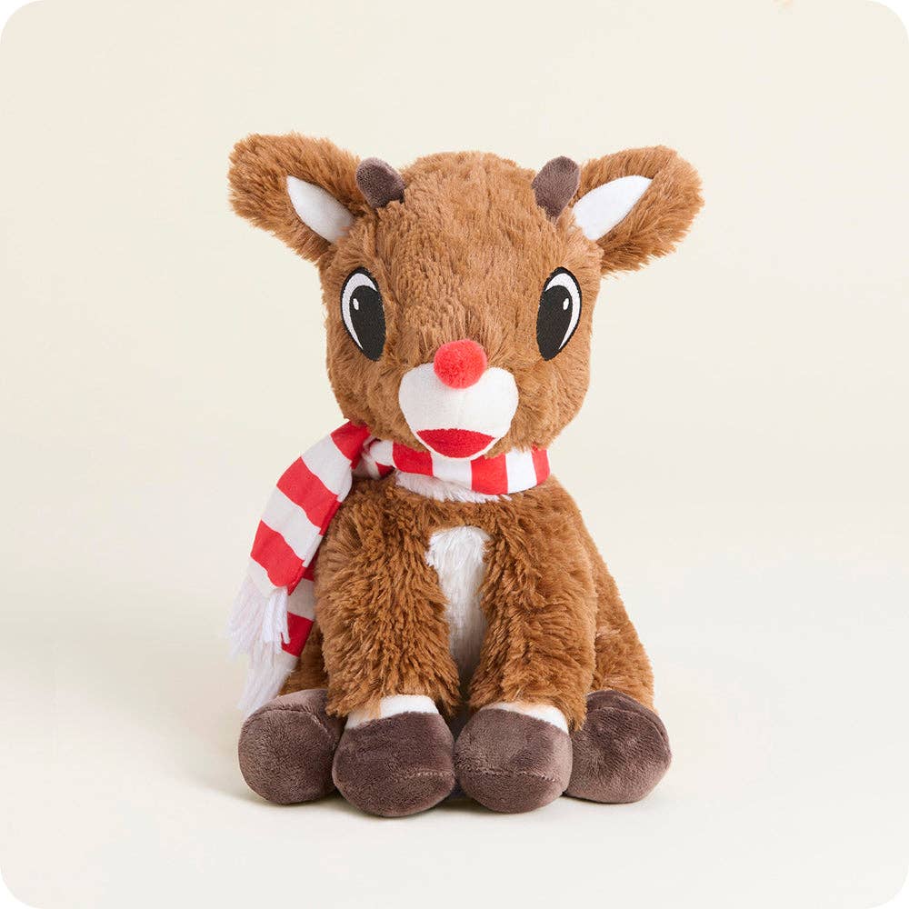 Warmies: America’s Favorite Microwave Plush Brand warmies Rudolph with Scarf Warmies