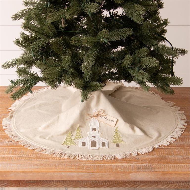 Audrey's Seasonal Decor Rustic Church Tree Skirt