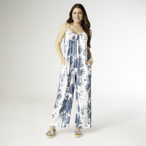CoCo Carmen Samantha Printed Relaxed Romper with Pockets