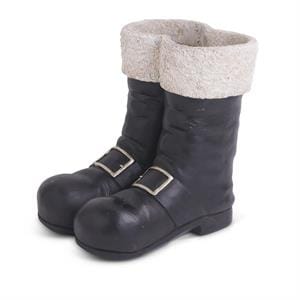 K&K Seasonal Decor Santa Boots Container