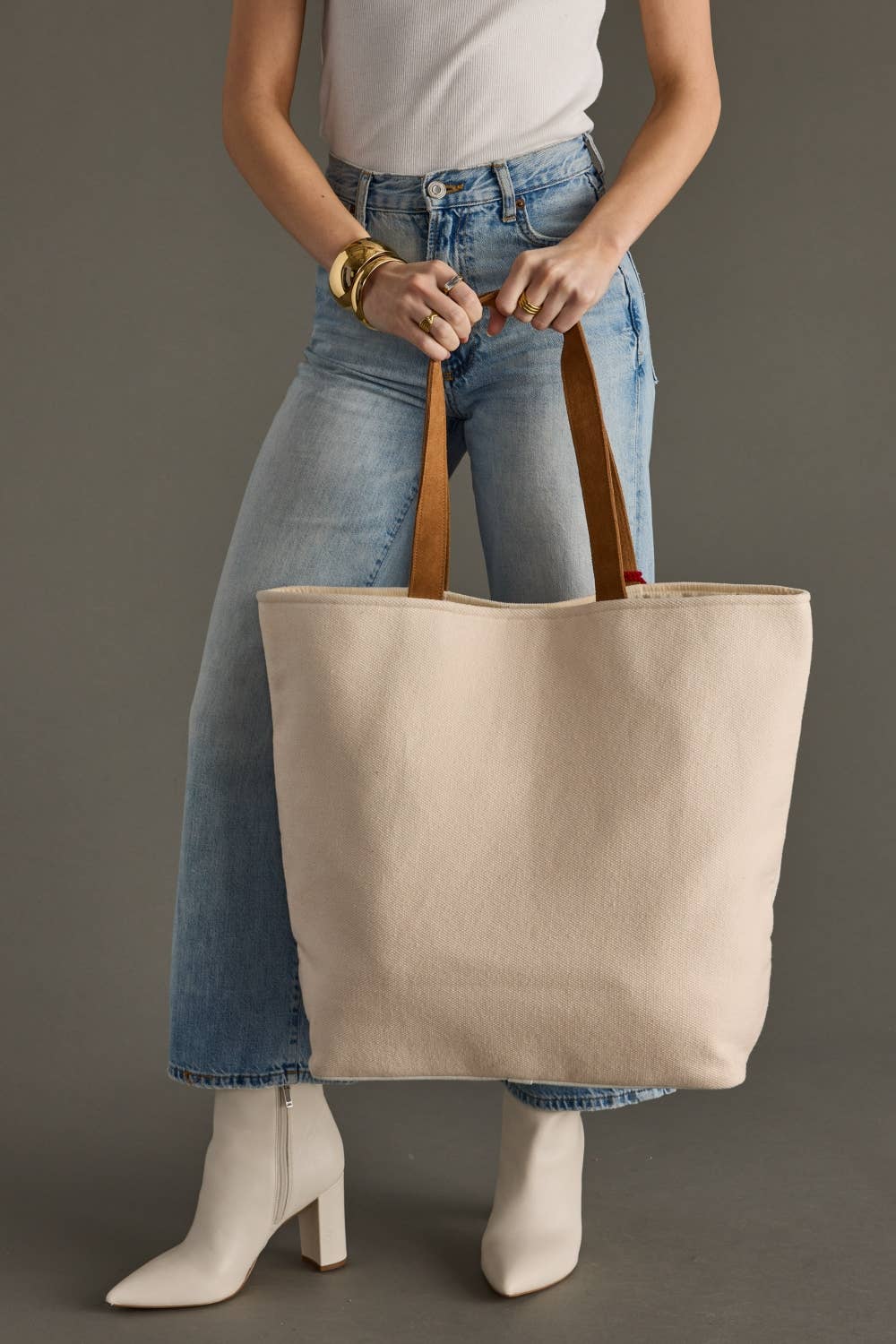 santa on reindeer with tree