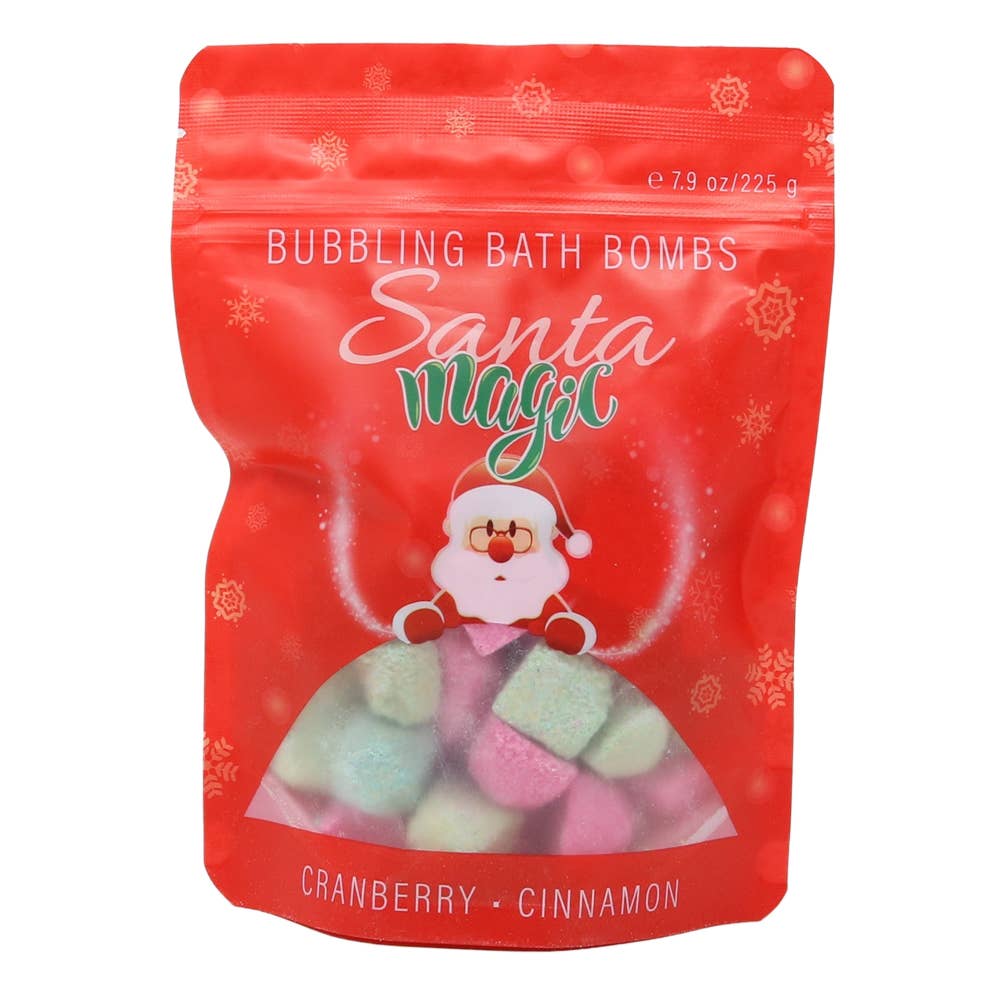 Santa Magic Christmas Bubble Bath Bombs