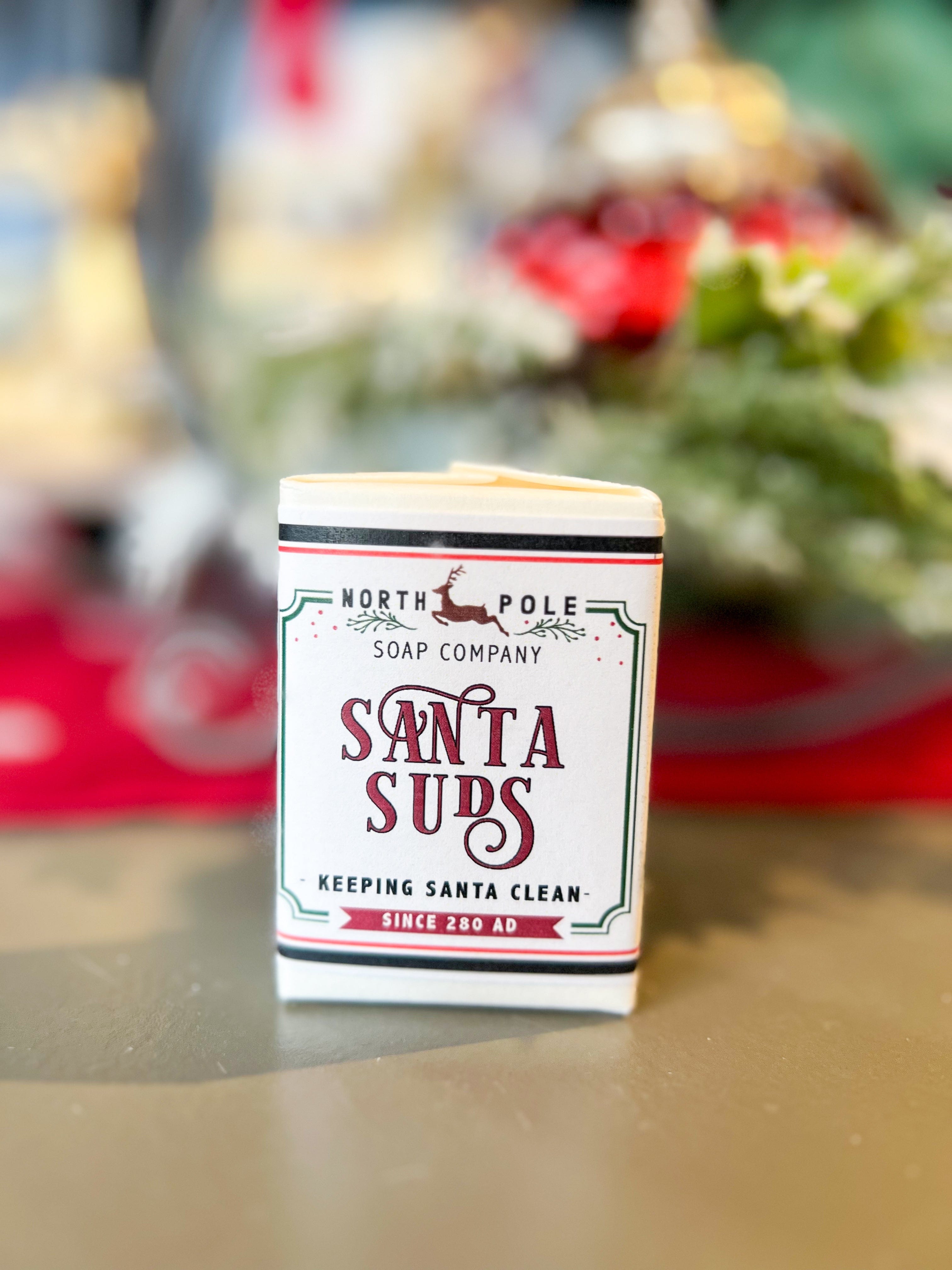 Santa Suds Christmas Soap