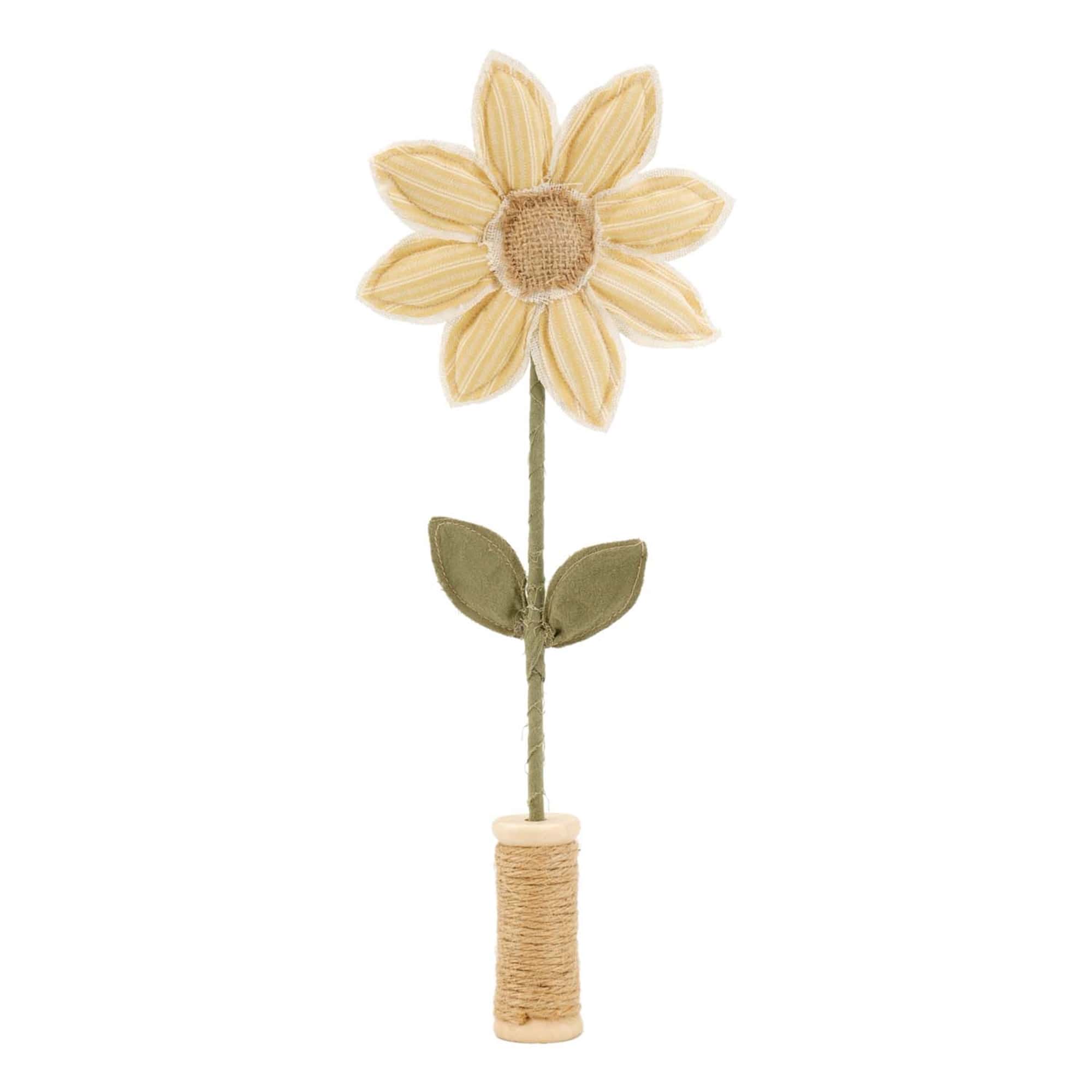 Short Plush Sunflower in Bobbin