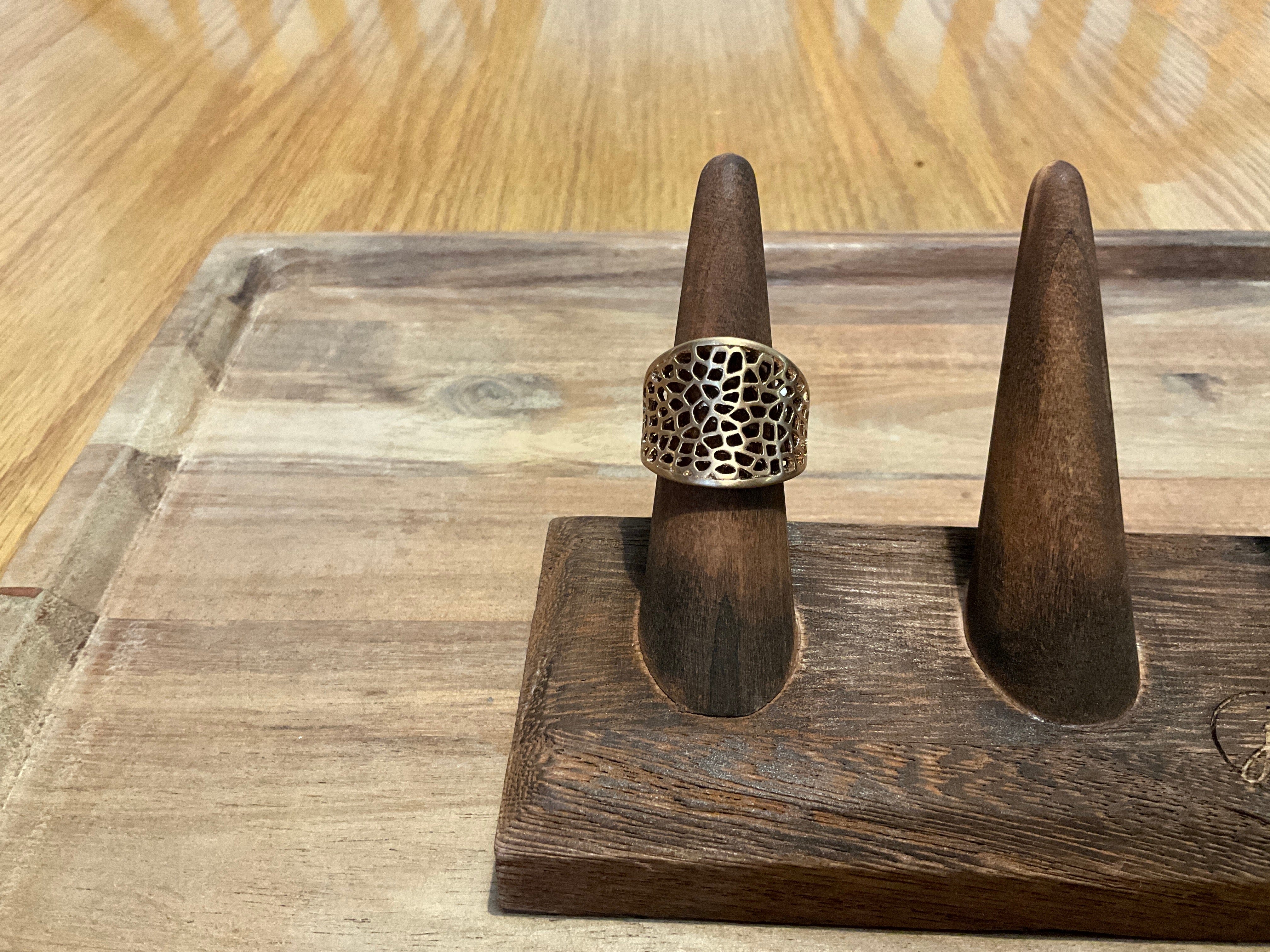 ALH #10 (Amber) RING SIENNA RING, SIZE 8, ROSE GOLD