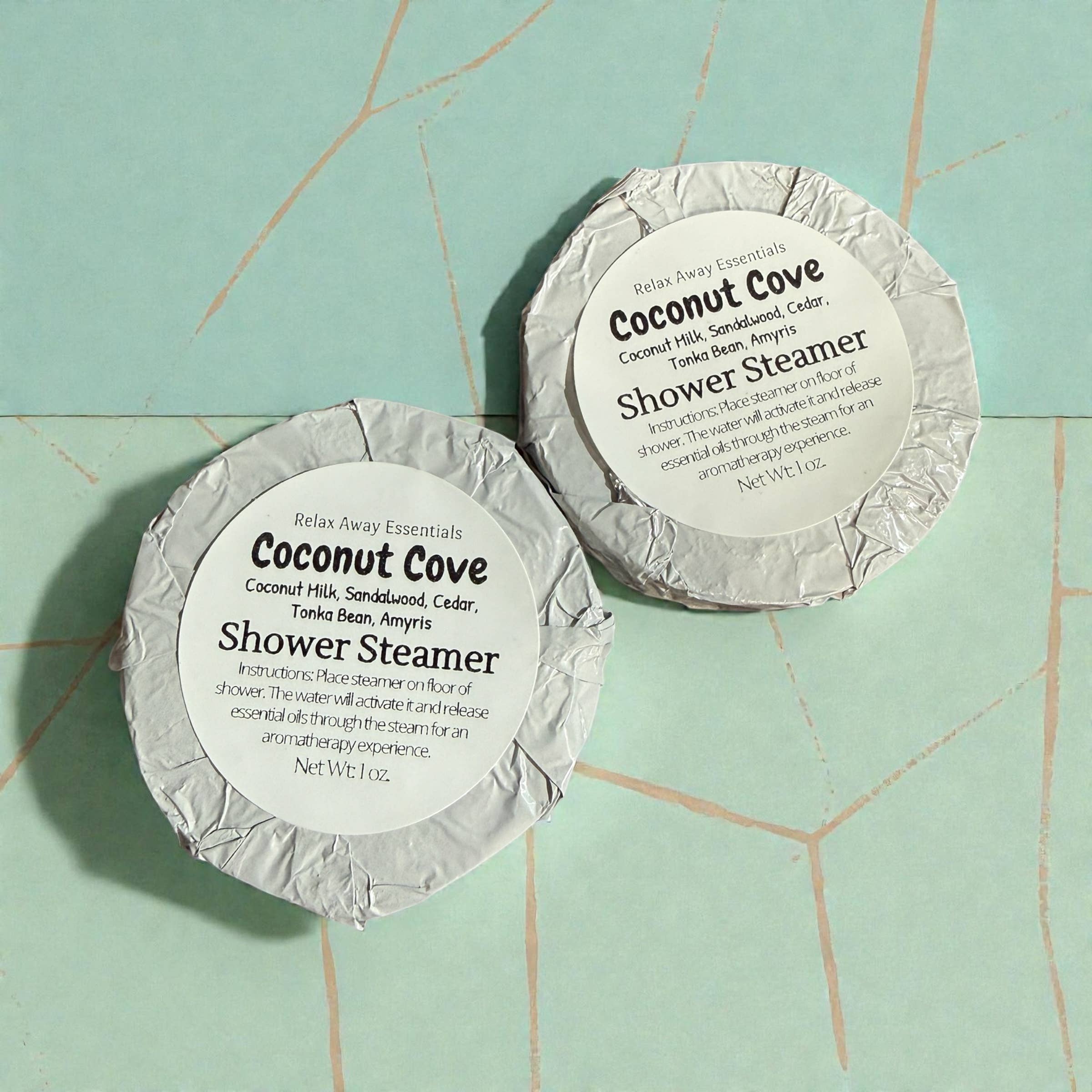 Single Shower Steamer - Aromatherapy - Wholesale Spa Tablets: Lemongrass eucalyptus