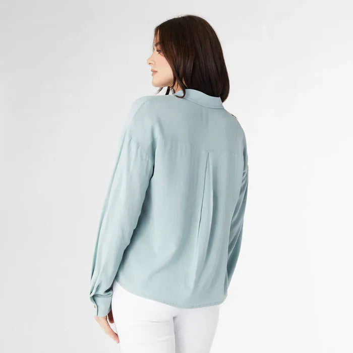 CoCo Carmen top Sirine Soft Button Down Top