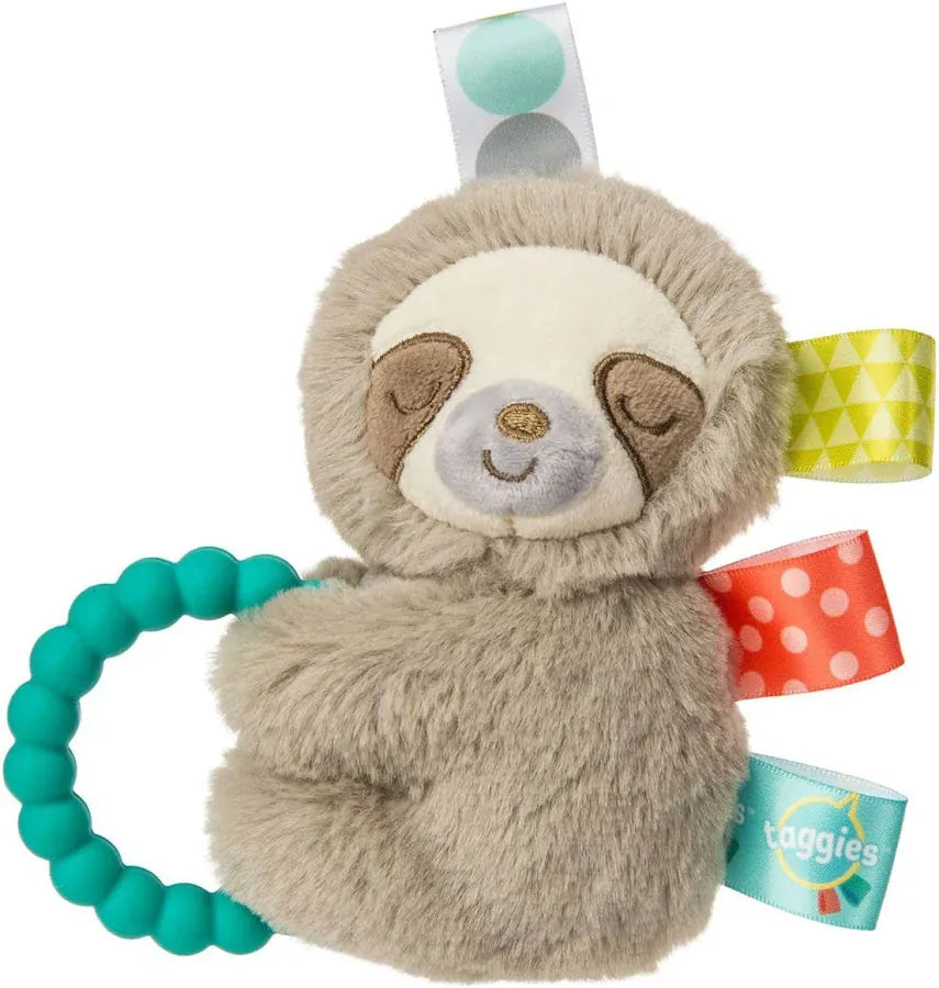 Mary Meyer Teether Sloth Taggies Rattle Teether