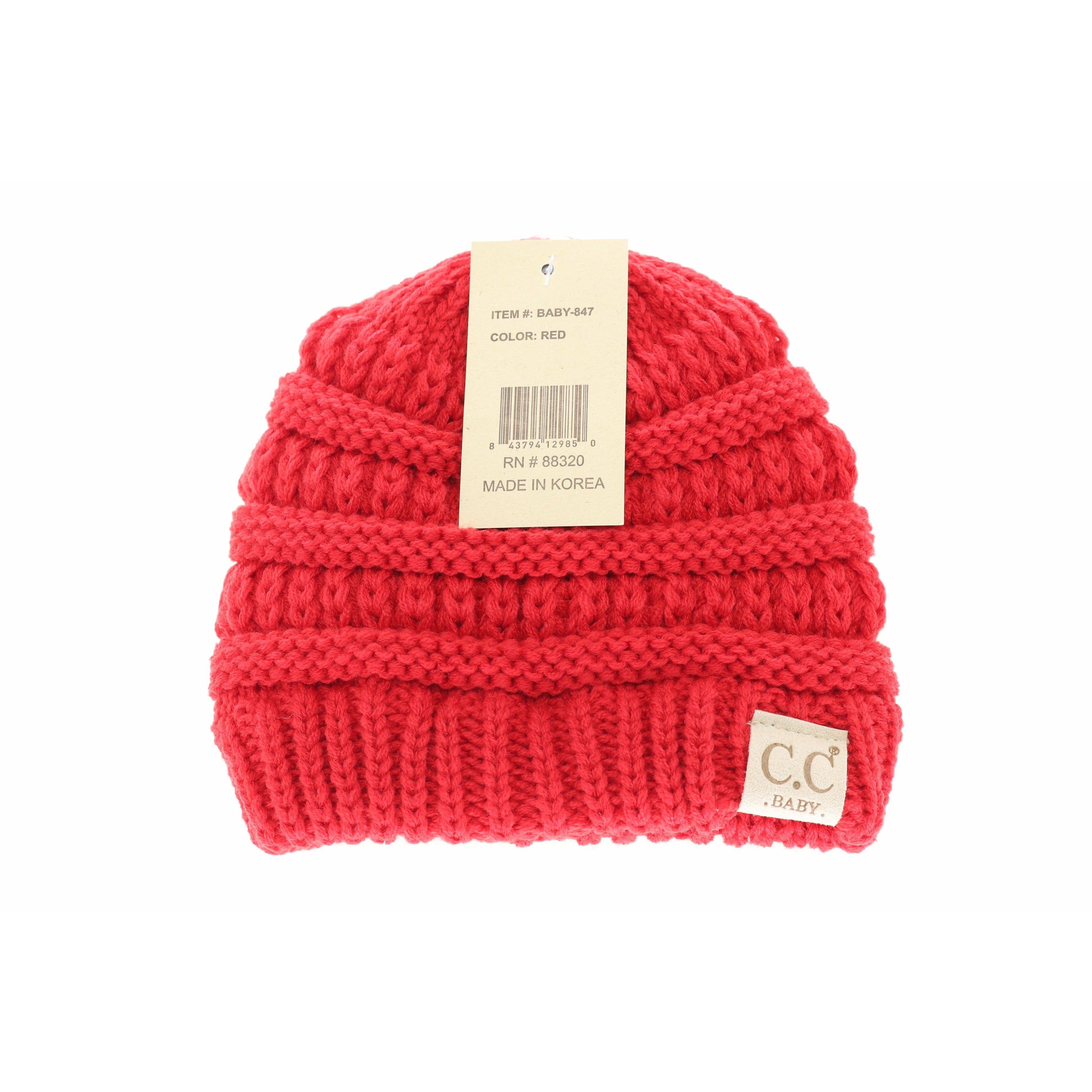C.C Beanie Beanie Solid CC Baby Beanie