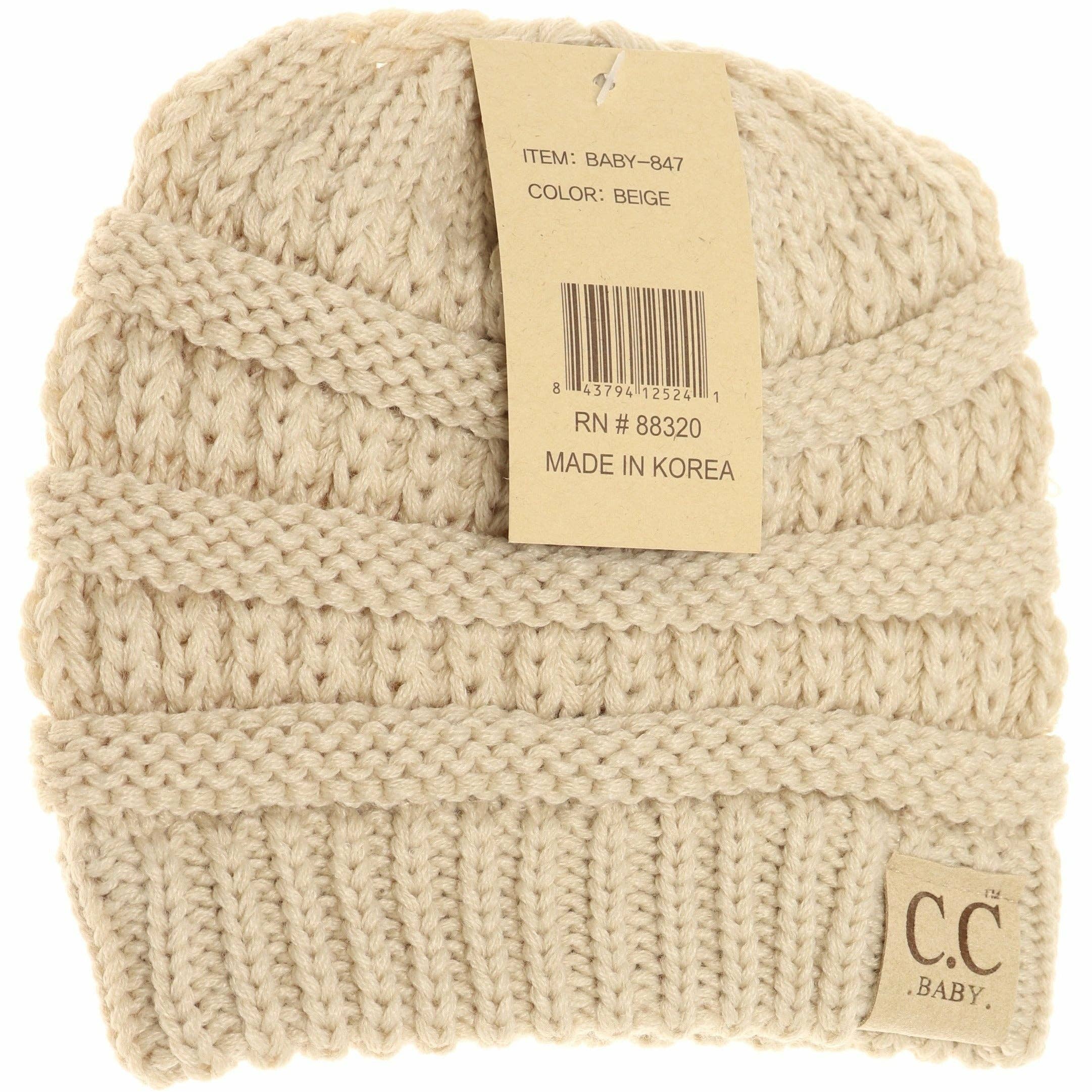 Solid CC Baby Beanie