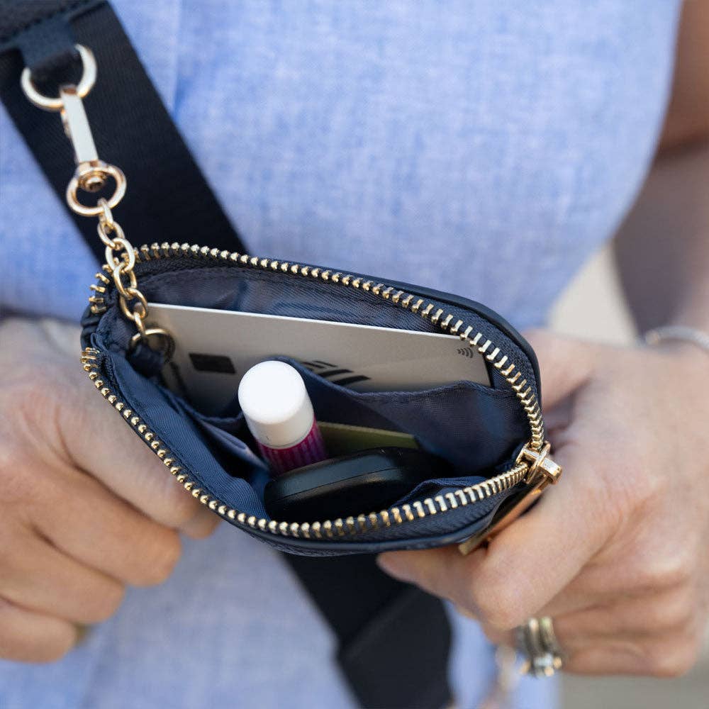 Solid Clip & Go Strap w/RFID Pouch