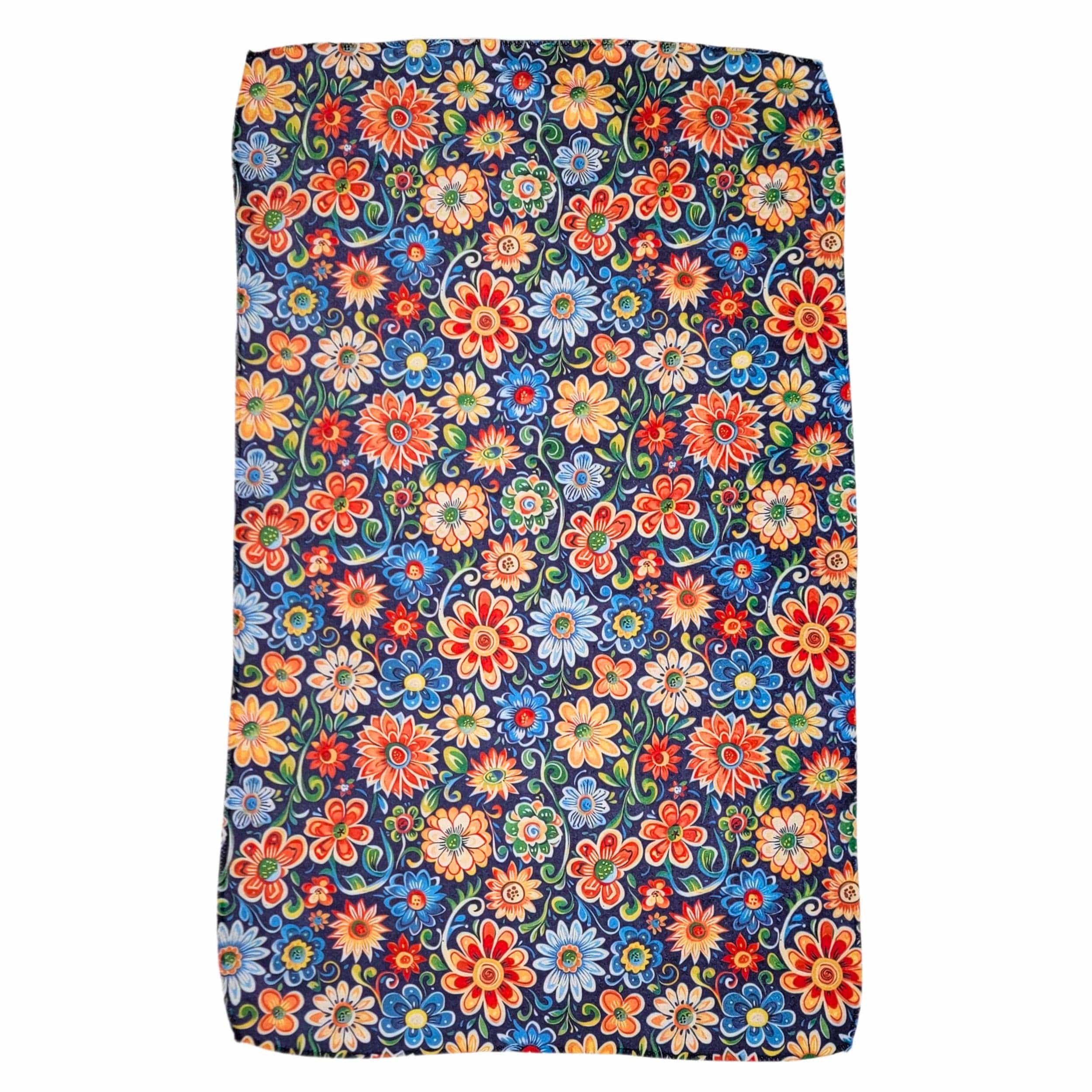 Driftless Studios Southwestern Floral Pattern Kitchen Towe