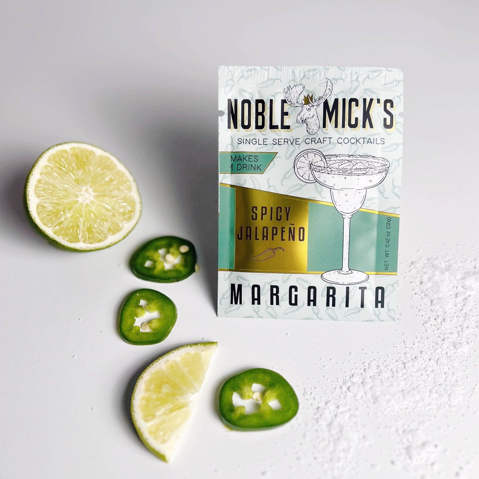 Noble Mick's - Craft Beverage Company Spicy Jalapeno Margarita Single Serve Craft Cocktail