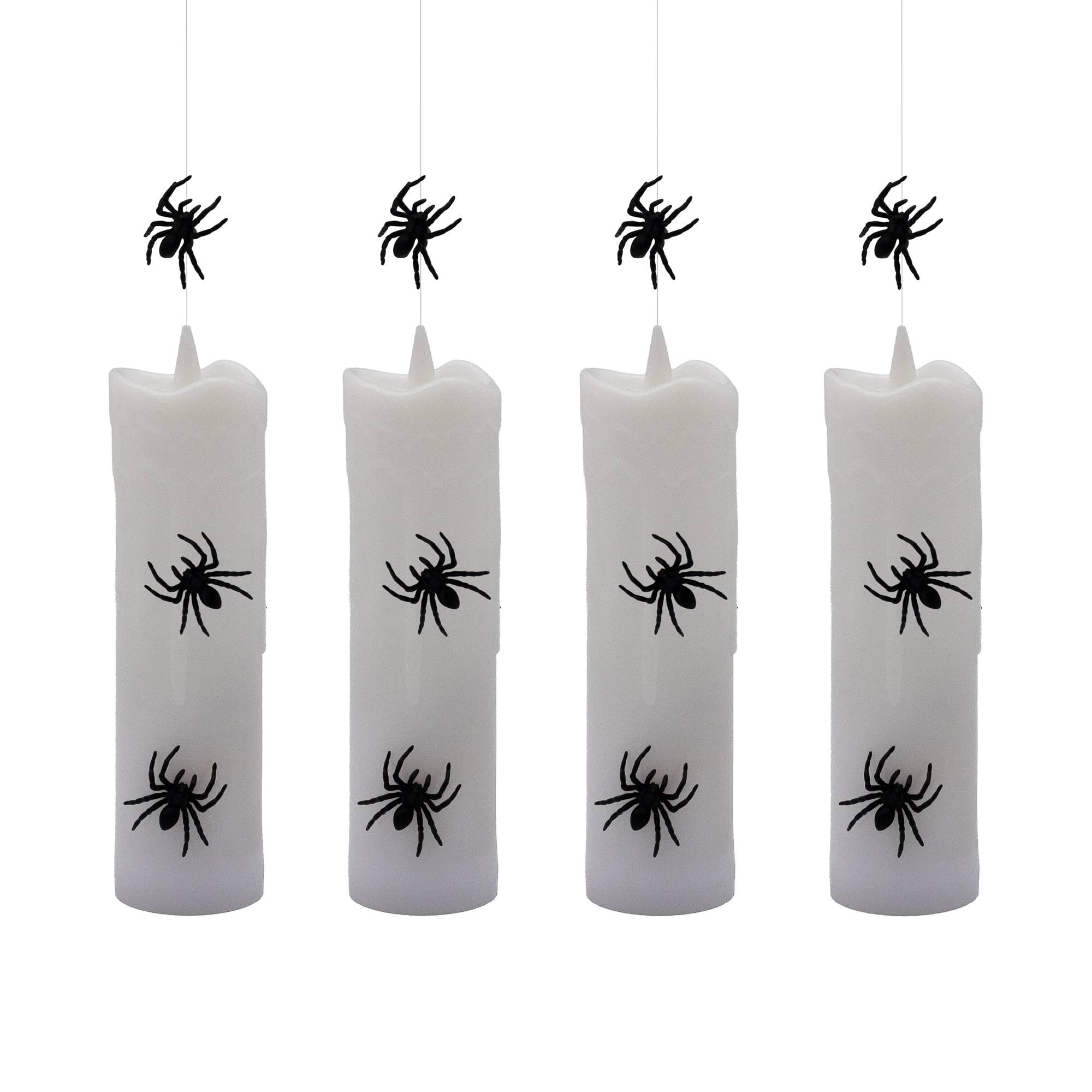 Spooky Hanging Spider Pillar Candles