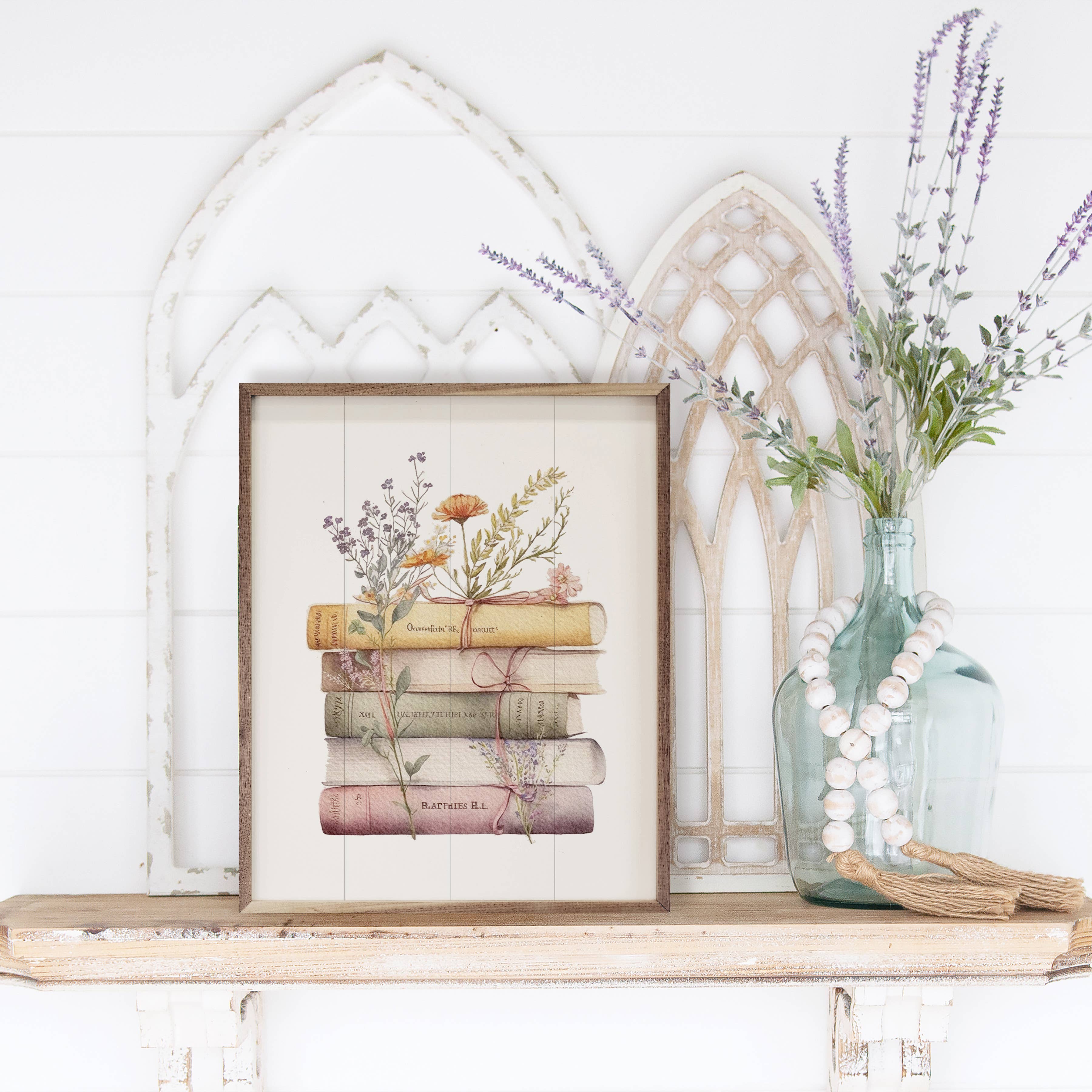 Spring Garden Books Floral Print