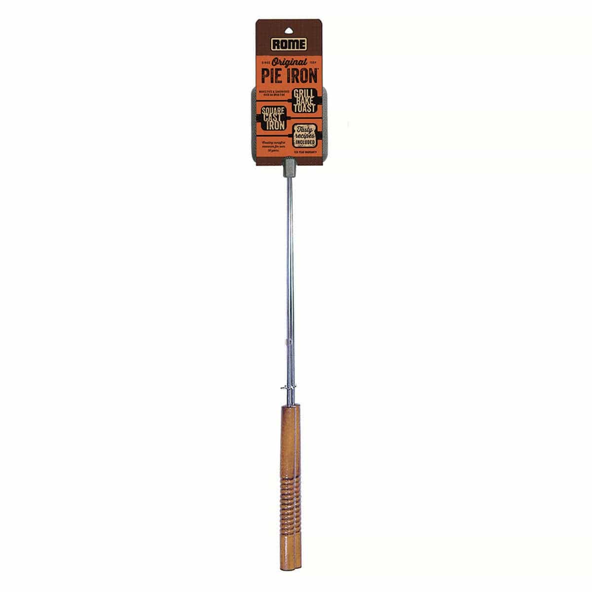 Square Pie Iron - Cast Iron Original Pie Iron by Rome