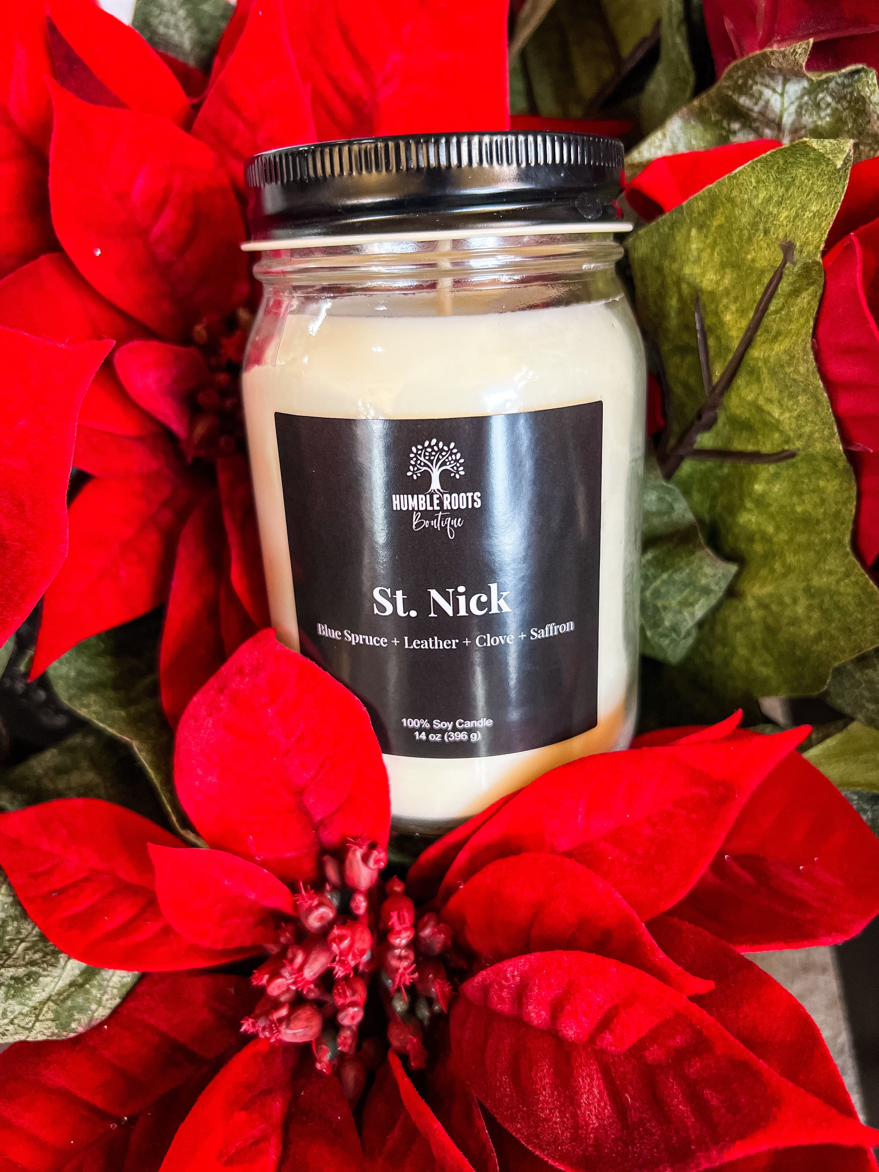 Humble Roots Boutique Candle St. Nick Soy Candle