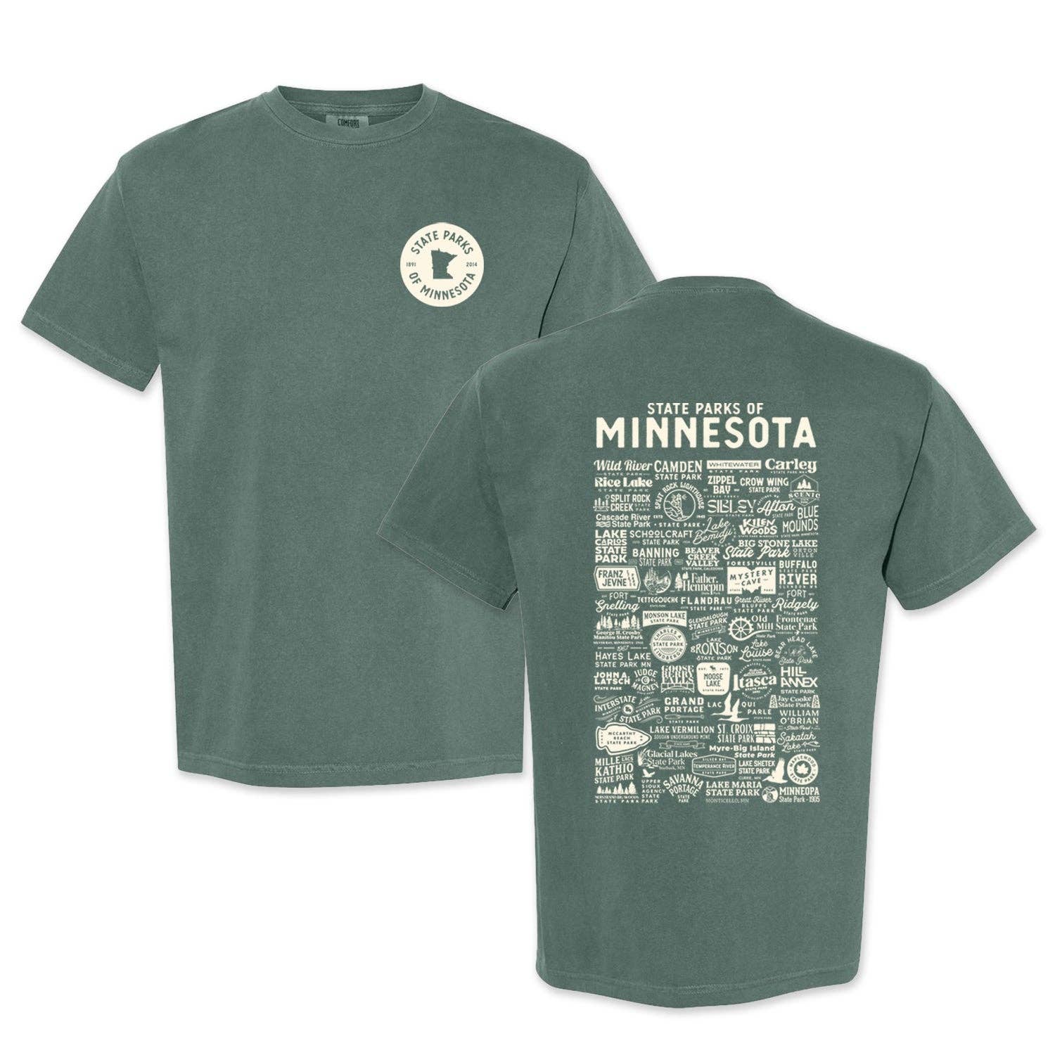 State Parks Premium Tee: Blue Spruce / Medium