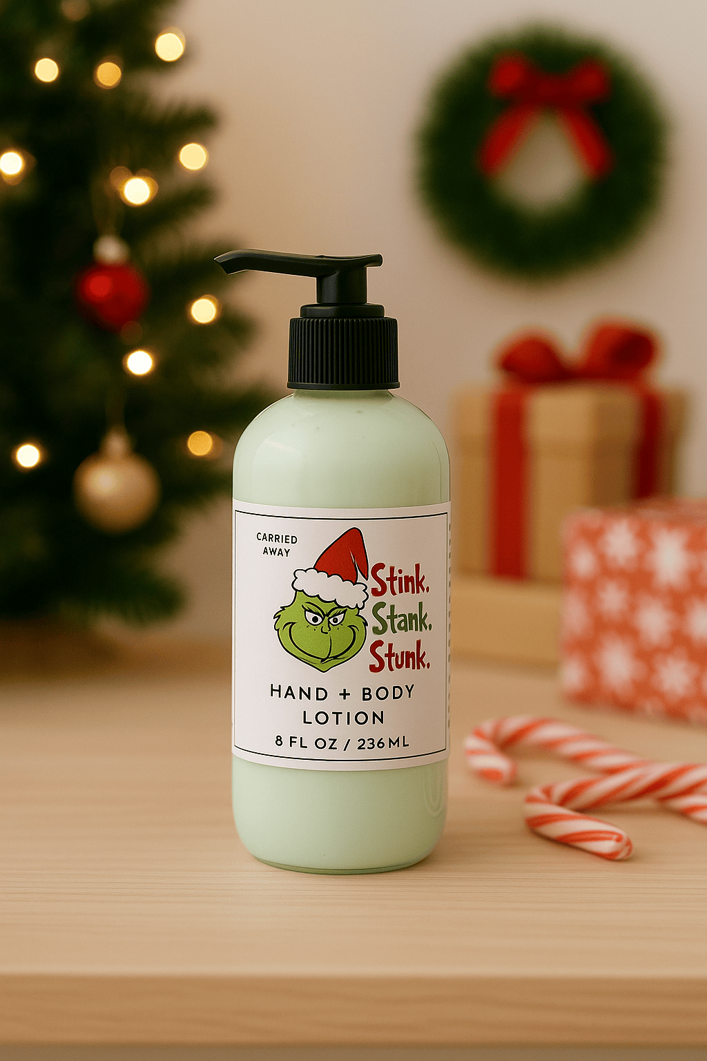 Carried Away Bath Stink Stank Stunk Lotion | 8oz Frosted Juniper
