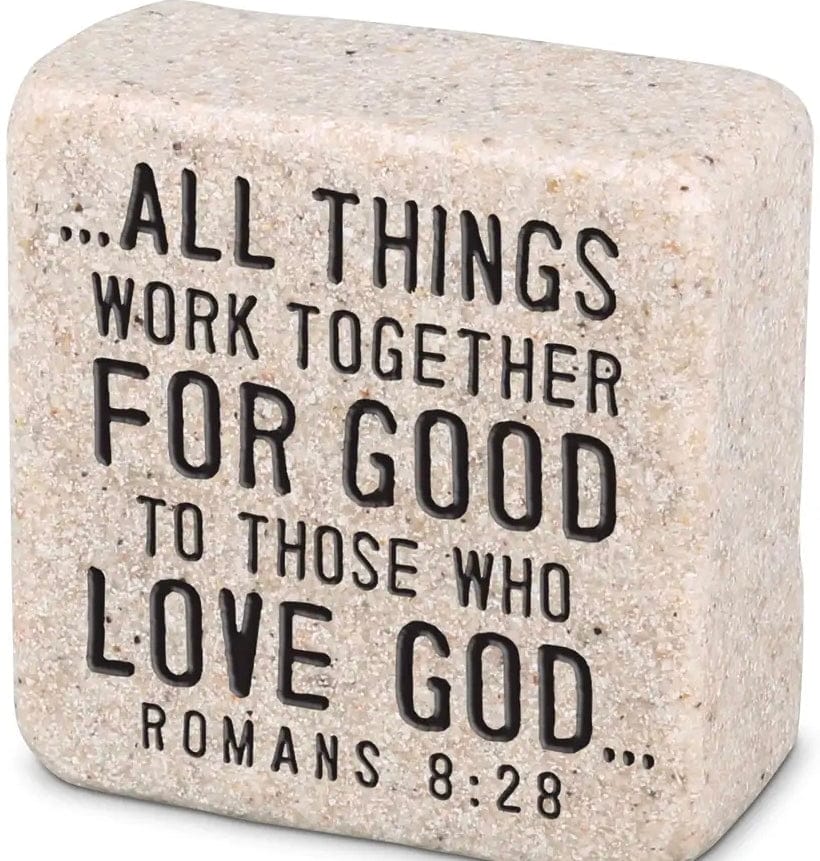 MJJ #8 (Melissa) Scripture Block Stone Scripture Block Blessings