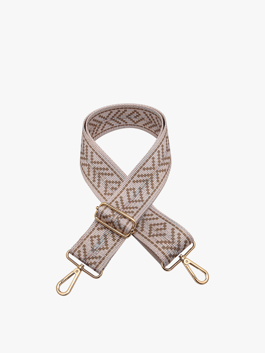 Jen & Co. STP Adjustable Guitar Strap: Boho Taupe