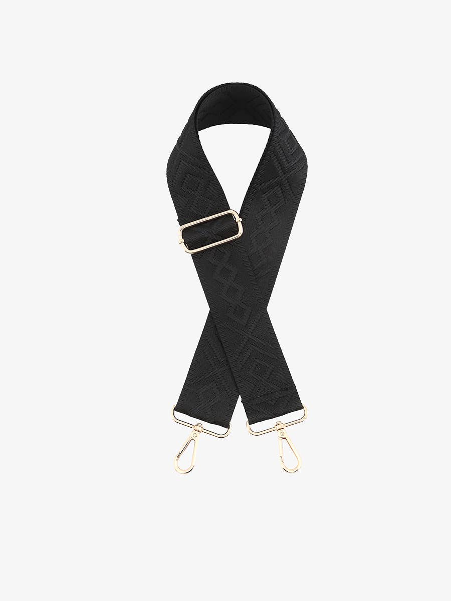 Jen & Co. STPBO Bohemian Guitar Strap: Off White