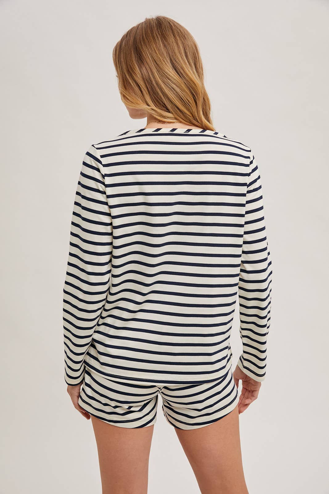 Striped Lounge Day Top & Shorts