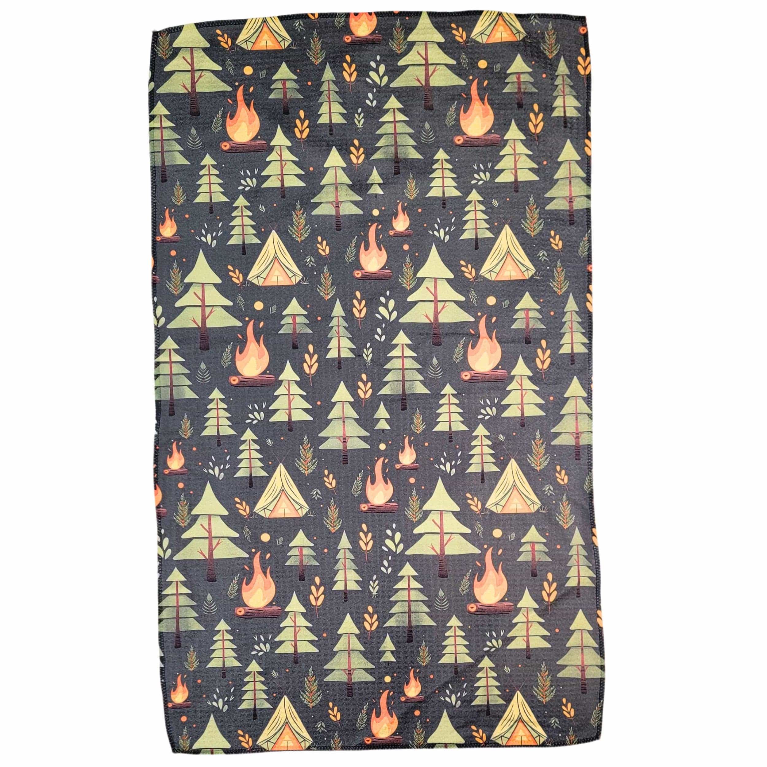 Driftless Studios Summer Campfire Night Kitchen Tea Towel