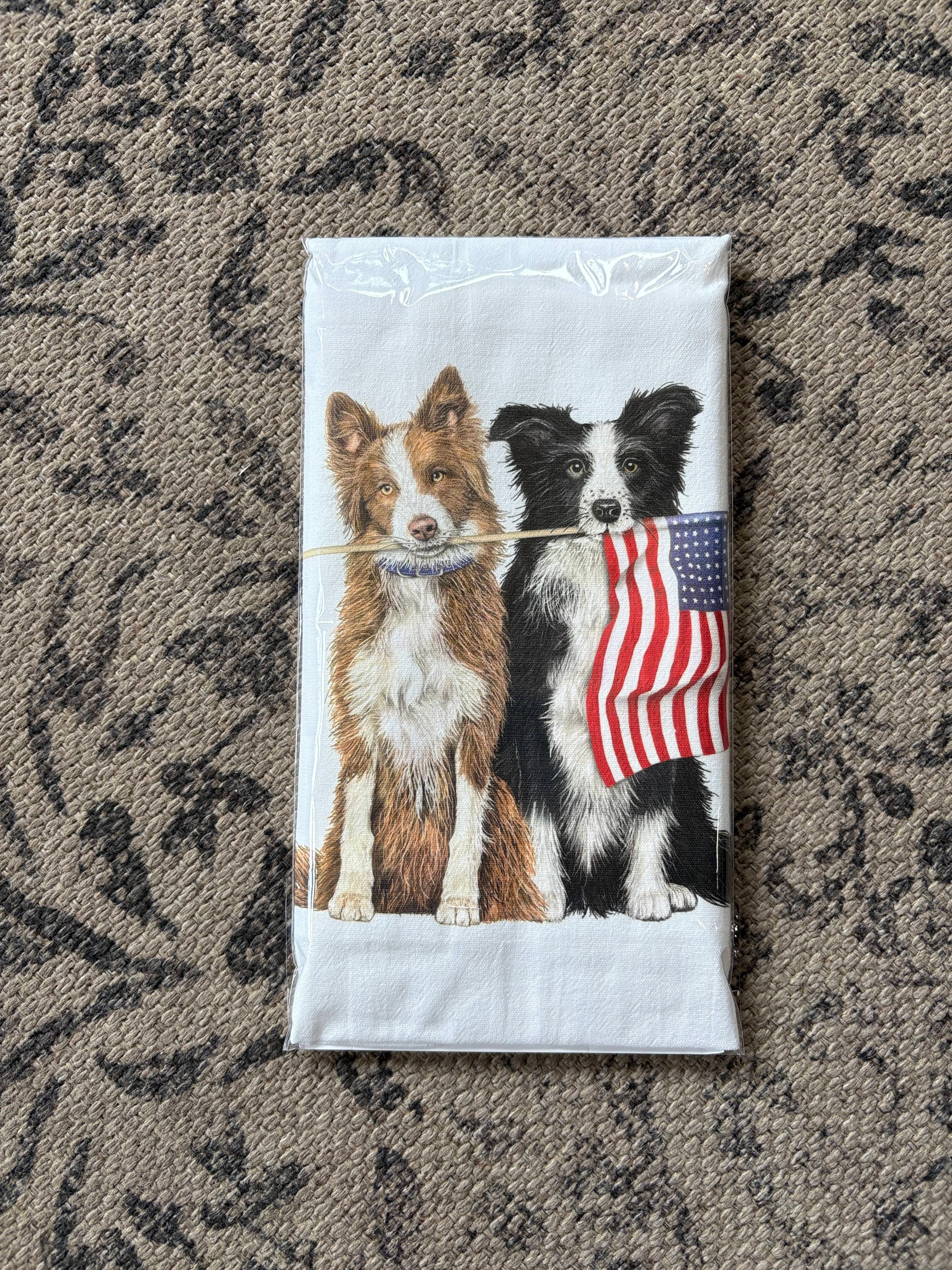 Mary Lake Thompson, LTD Towel Summer Dogs Tea Towel