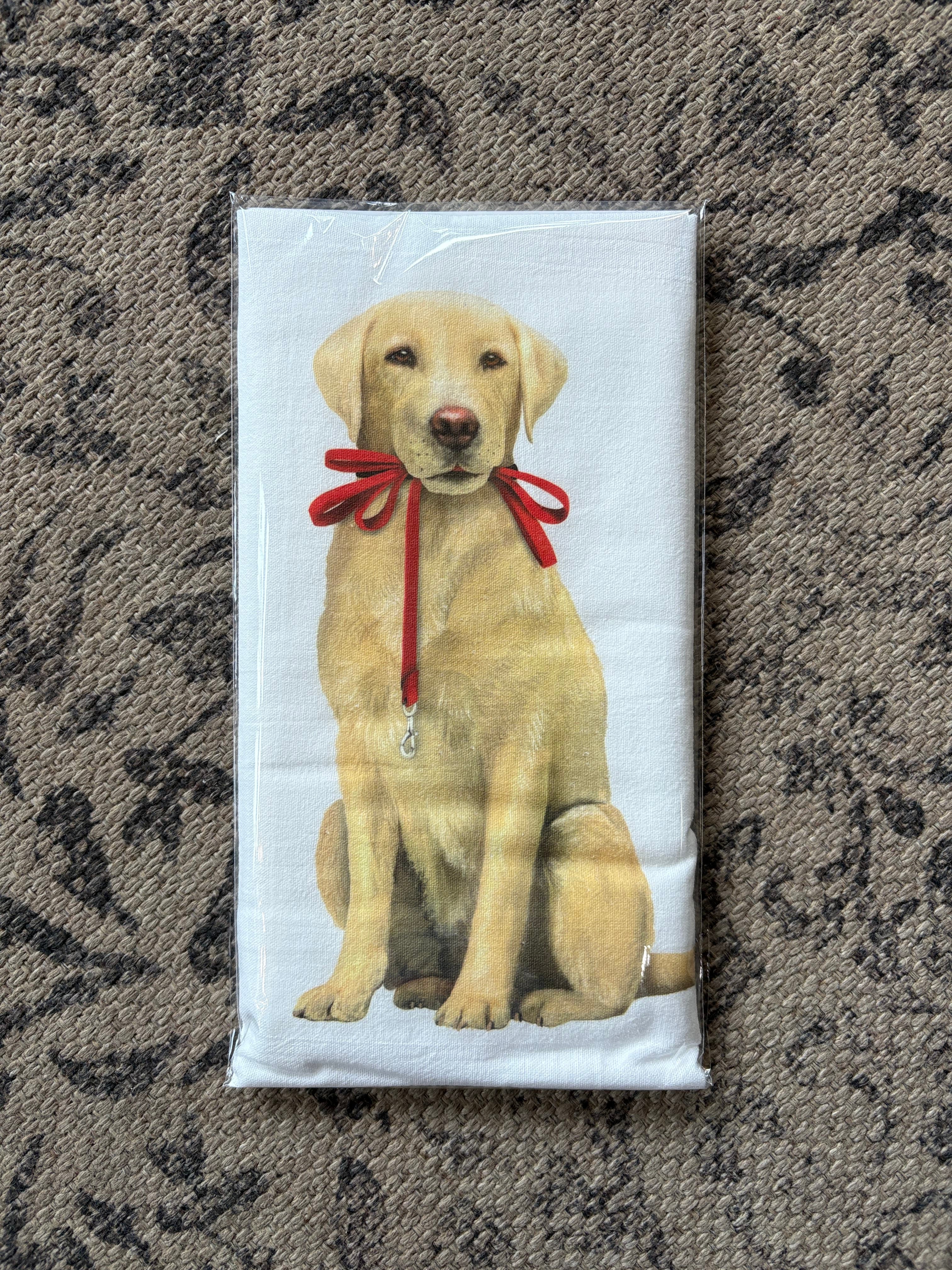 Summer Dogs Tea Towel