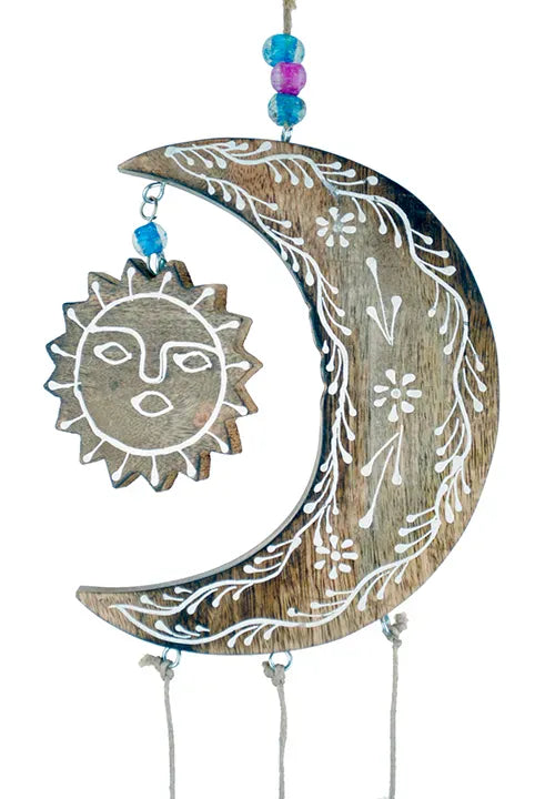 Wills Home & Garden > Decor Sun, Moon & Stars Wind Chime